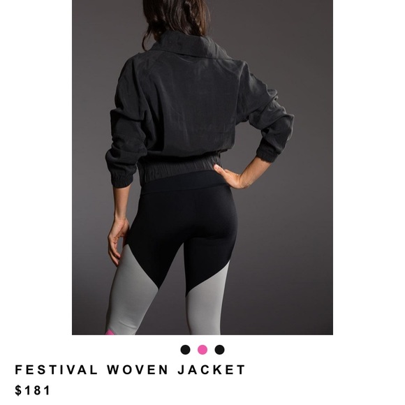 Onzie Woven Jacket BLACK - Picture 2 of 7